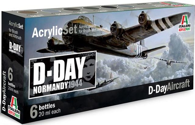 Boxart D-DAY Aircraft  Italeri Acrylic Paint
