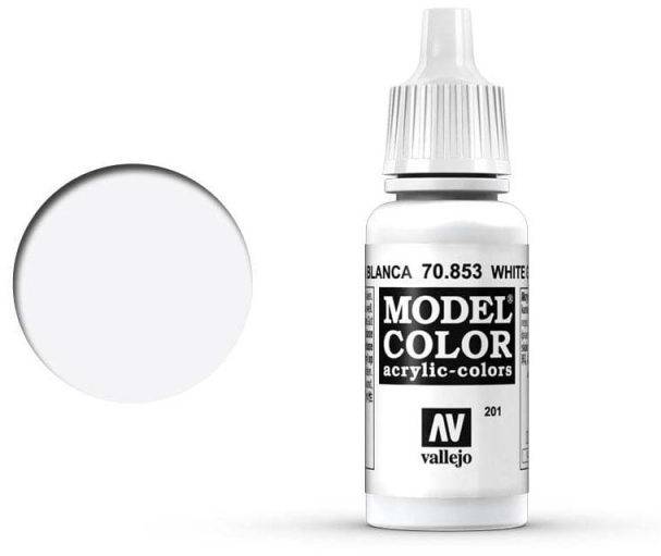 Boxart White Glaze 70.853, 853, Pos. 201 Vallejo Model Color Boxart White Glaze 70.853, 853, Pos. 201 Vallejo Model Color